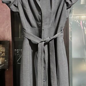 Calvin Klein Charcoal Long Sleeve Dress